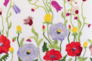 piecera king amapolas